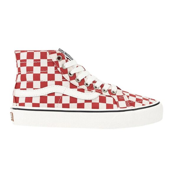 Vans Sk8-Hi 38 Decon VR3 SF Red and White Shoes, Size 7 - Picture 1 of 12
